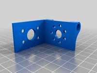 Anycubic Kossel extruder cable mount by Tarantas93