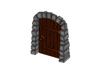 Stone Dungeon Door - Working with Wood Grain (Remix) by Robagon