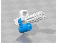 Lego Minigun + Ammo drum by CokoNut