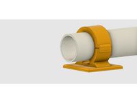 Mount for 16mm VP pipe PVC pipe by Fastmek