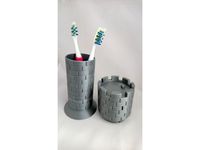 Toothbrush cup - Fort Tower by Gkatidis