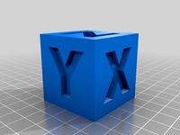 40MM Calibration Cube by jbrasel