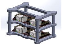 Orange Pi Zero Cluster Case by kir13y