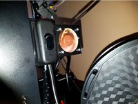 Anycubic i3 mega extruder stepper fan holder aiming at filament (with or without ON/OFF switch) by DrOlivier