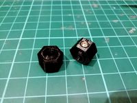 OpenRC Truggy Hex Hub from OpenSCAD by SE21