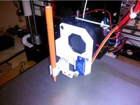 Plotter addon for 3D Printer by yomboprime