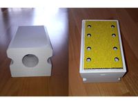 Big sanding block with improoved dust extraction and punching tool by GGWW