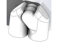 MultiGP hinged corner for PVC gates by kwmachine