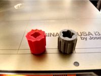 Tesla Model S License plate bolt socket by RicksGadgets