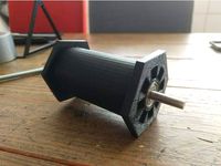 52mm spool holder for bearing (22mm outer diameter) by Jaspermaster