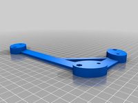 Anet A8 30 Amp Power Supply Mount with original Anet A8 remaining screws by aalku