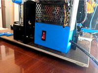 Anet A8 Power Supply Cover 11x28mm switch hole by ShaneAPowell