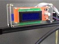 Tevo Tarantula Display Clamps LCD Bracket by KARANKK