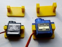 Swap-able Servo Mount by Moarmau5