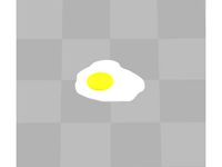 Fried egg for Sylvanian families or Playmobil by Enely