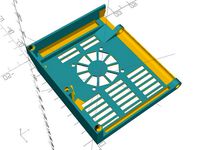 Prusa i3 MK2S Rambo Door with fan by EddyMI3D