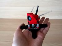 2 inch (2,5"),(3"), fully 3D printed fpv FULL HD drone by Vasili_fpp