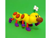 Wiggler from Mario games - multi-color by bpitanga