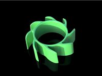 Springy Spool Reducer for Wanhao, MP, and PowerSpec Duplicators by reactron