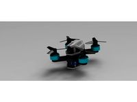 Bee UNO FPV Quadcopter. Fernilab (Carbon Fiber filament) by etasinetas