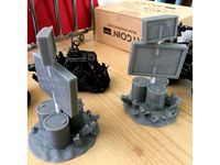 Gaslands VidScreen Gate Obstacles  by WastelandScenics