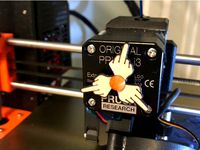 Rude extruder motion indicator for Prusa by cmh