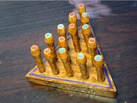 Intelligence Test | Wood Peg Game | Classic Tabletop Game with multiple options by JakeVav