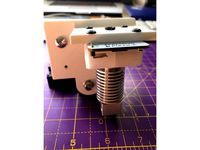 CR-10S X axis plate to support E3Dv6 and Precision Piezo Orion by ukflyer