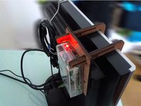 Raspberry fixation for screen - laser cutting version by CommunADucros