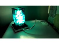 Base for voronoi lamp with G9 connector for led light by r0tule