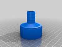 Submersible pump hose adapter rework / Embout tuyau pour pompe vide-cave retouché by bebox