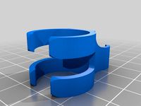 Parametric Finger Pen Holder (Vertical) by scruss