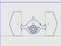 Star Wars TIE Fighter Kirigami by omyomy