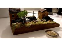 French village ww2 diorama 1:200 by tronky_77