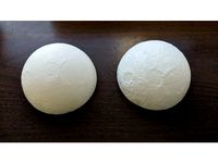 Lunar Phase Clock high relief moon by FerriteGiant