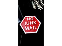 No Junk Mail - Stop sign by Lizard_Wizard