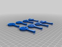 set of 8 small food signs - gluten free, vegan, nut free, low glycemic index by LizSmells