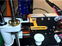 Anet A8 X axis endstop bump and filament guide by jumpsinpuddles