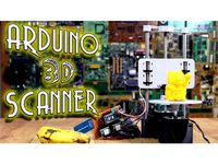 3D IR scanner with Arduino by ELECTRONOOBS