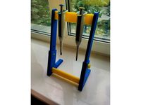 Modified height adjustable pipette stand by arteys