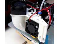 Fan Mount for new FLSUN Prusa I3 + sensor mount by mdcaptures