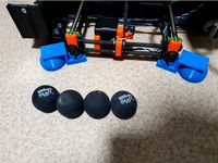 Squash ball vibration dampening for Prusa MK2 / MK2S / MK2.5 v2 by jesi