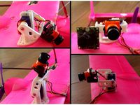 Super Compact + Tilt Camera Mount fpv - 1 axis by Kaaa