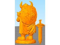 Lowest Poly Viking Warrior by shfqrkhn