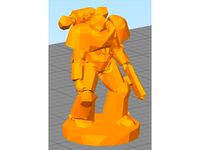 Lowest Poly Space Marine by shfqrkhn