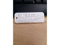 Subaru Legacy Keyring by crazyscientist