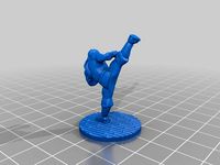 Kickboxer D&D Mini v2 by doesntfearzeus