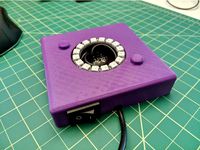 Neopixel lamp base with switch by kelvin8r