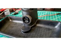 USB charger bezel for Rugged Ridge 13551.16 Dash Multi-Mount Phone Kit by bradmc