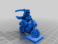 Kill La Kill Satsuki on Bike Miniature by Mylakovich